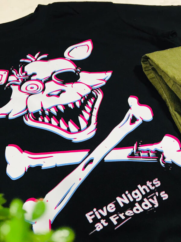 Foxy Skull | Camiseta azul oscuro | Five Nights at Freddy's