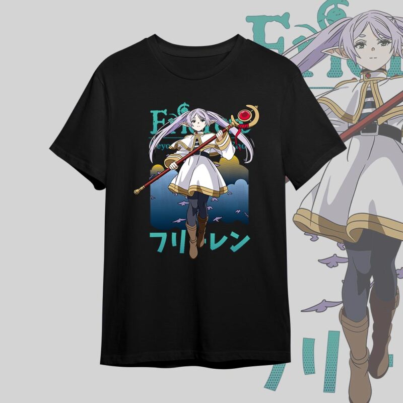 Frieren | Camiseta negra