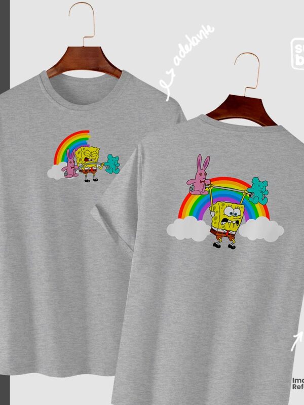 Bob rainbow | Camiseta gris jaspe | Gym