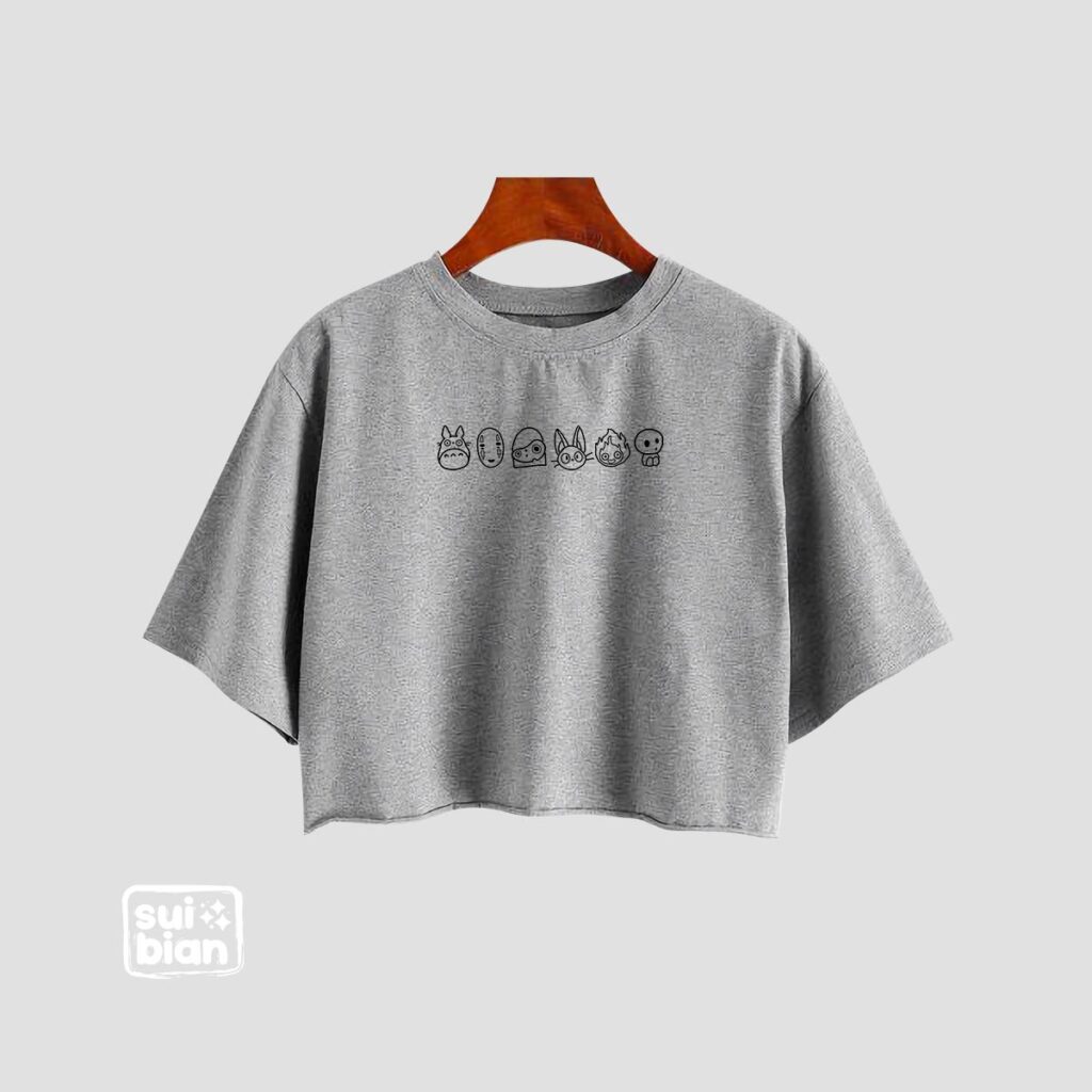 Ghibli faces | Croptop oversize | Ghibli