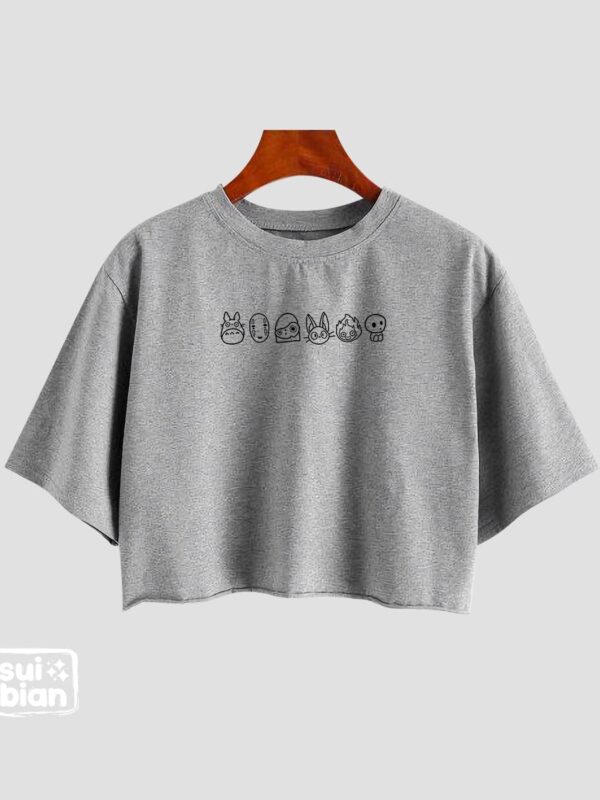Ghibli faces | Croptop oversize | Ghibli