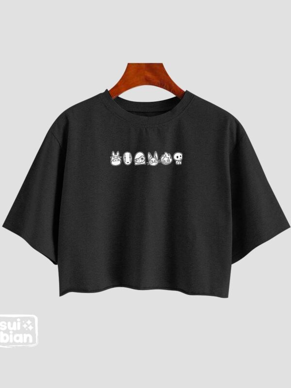 Ghibli faces | Croptop oversize | Ghibli