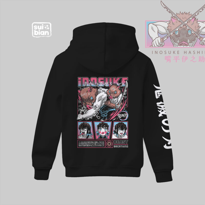Inosuke | Hoodie N/B | Kimetsu no Yaiba