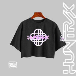 Huntrix | Croptop Oversize negro