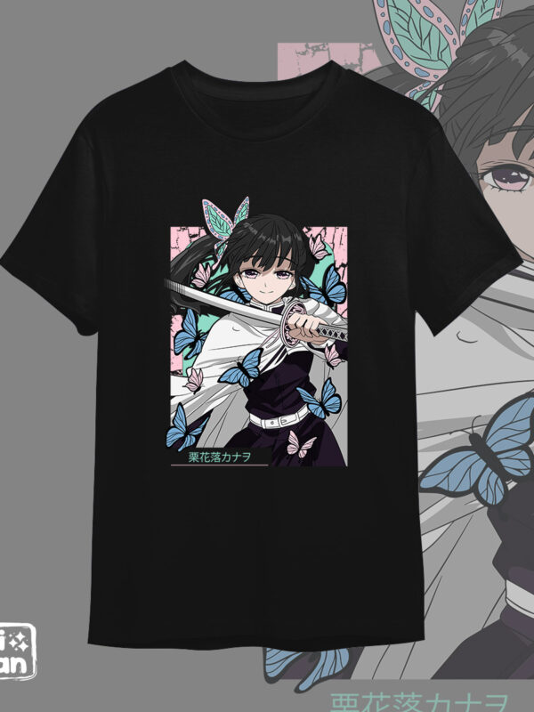 Kanao | Camiseta negra | Kimetsu no Yaiba