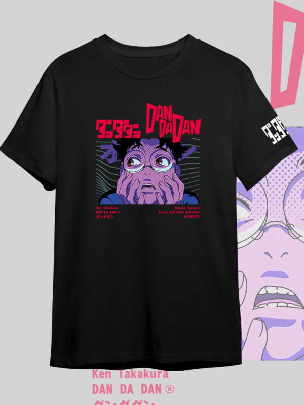 Okarun Fear | Camiseta negra | DanDaDan