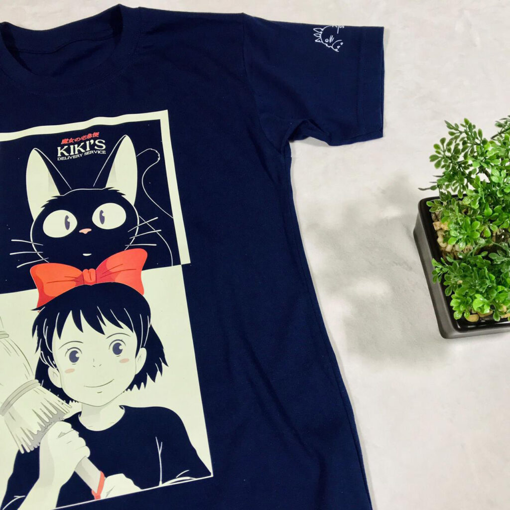 Kiki | Camiseta azul oscuro | Ghibli - Imagen 3