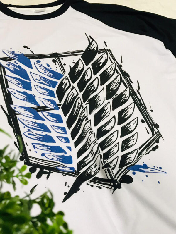 Legion de exploradores | Camiseta manga negra | Shingeki no Kyojin