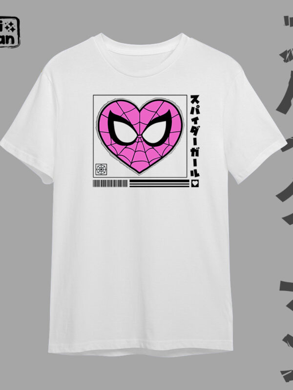 Love Spider-Girl | Camiseta/Croptop blanco