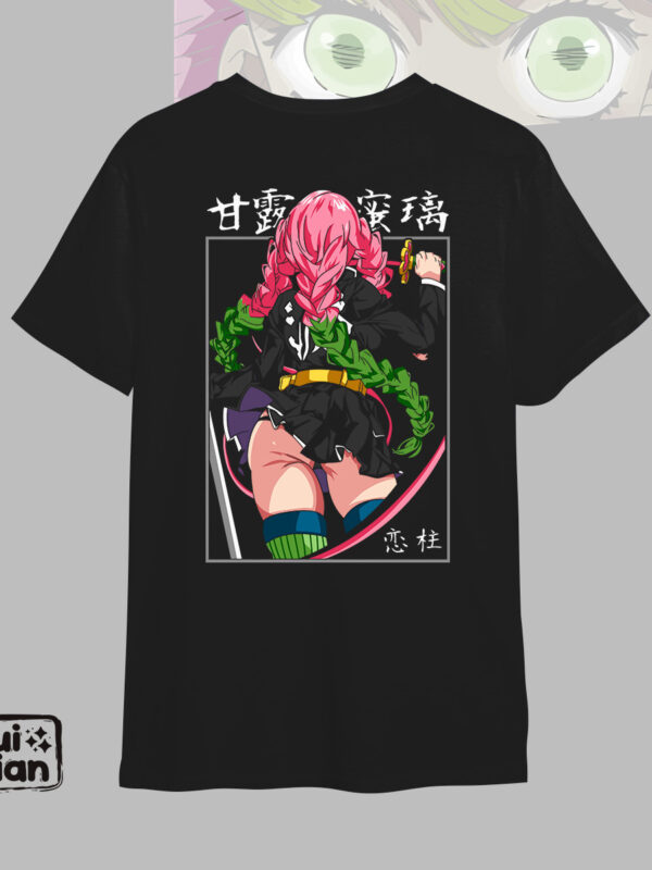 Pilar del amor | Camiseta negra | Kimetsu no Yaiba