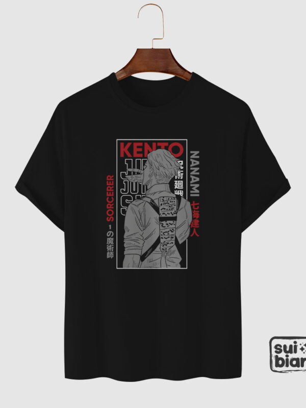 Nanami Kento | Camiseta negra | Jujutsu Kaisen
