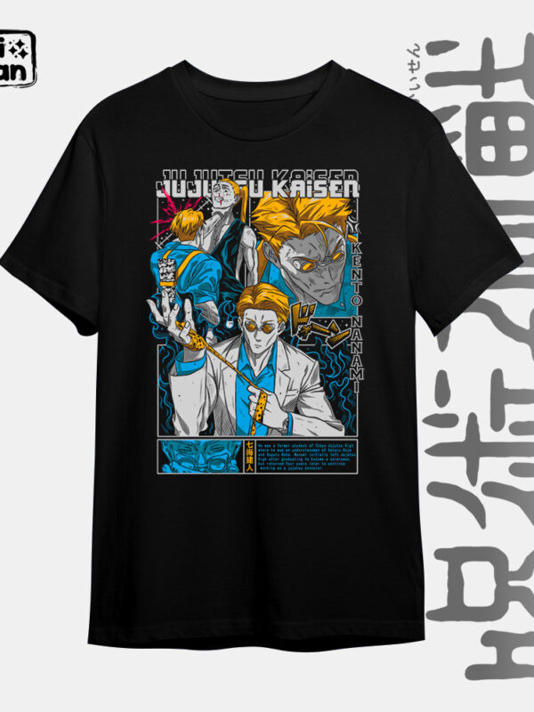 Nanami's Shibuya Act | Camiseta negra | Jujutsu Kaisen