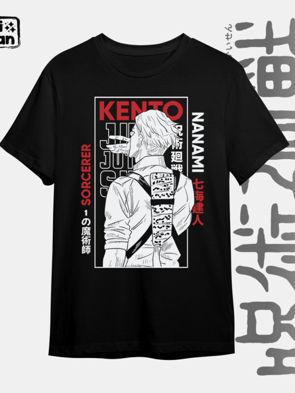 Nanami Kento | Camiseta negra | Jujutsu Kaisen