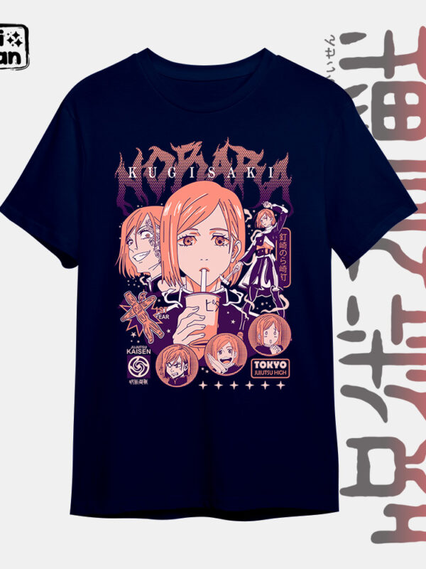 Nobara Kugisaki | Camiseta azul navy | Jujutsu Kaisen