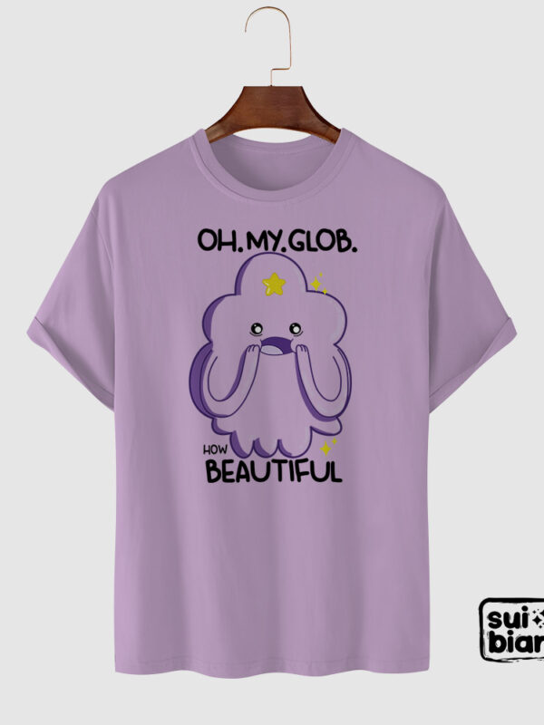 Oh My Glob | Camiseta lila | Hora de aventura