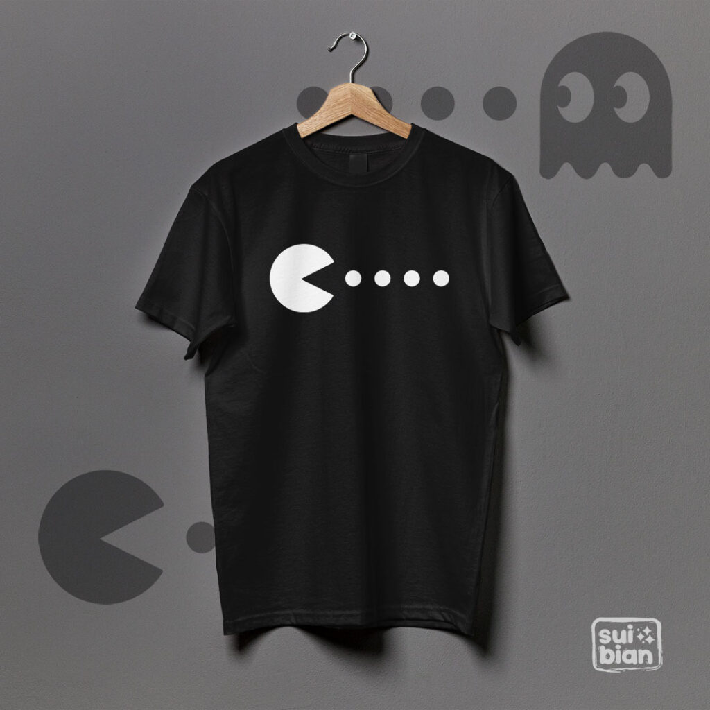 Pacman / Fantasmita | Camiseta para Parejas