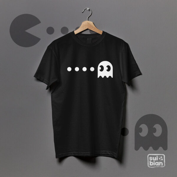 Pacman / Fantasmita | Camiseta para Parejas - Imagen 2