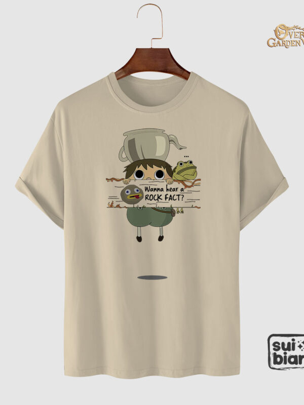 Rock fact! | Camiseta beige | Más allá del Jardín