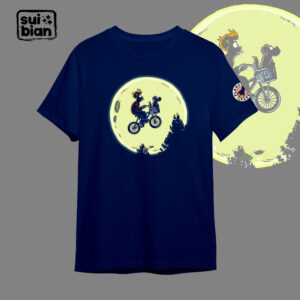 Fry y Seymour | Camiseta azul oscuro | Futurama