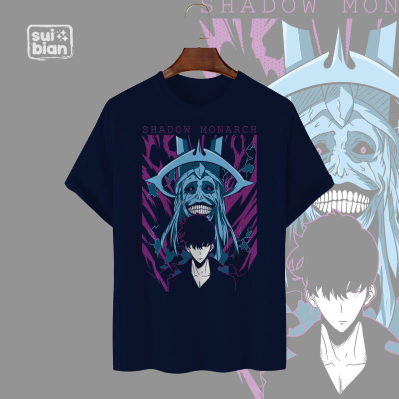 Shadow monarch | Camiseta oscura | Solo leveling