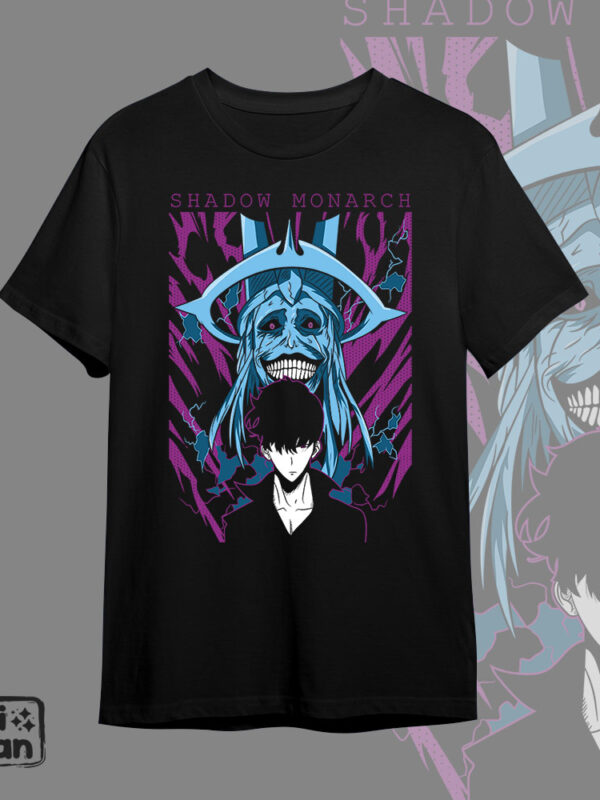 Shadow monarch | Camiseta oscura | Solo leveling