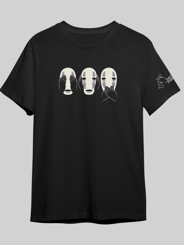 Kaonashi Moods | Camiseta negra | Ghibli