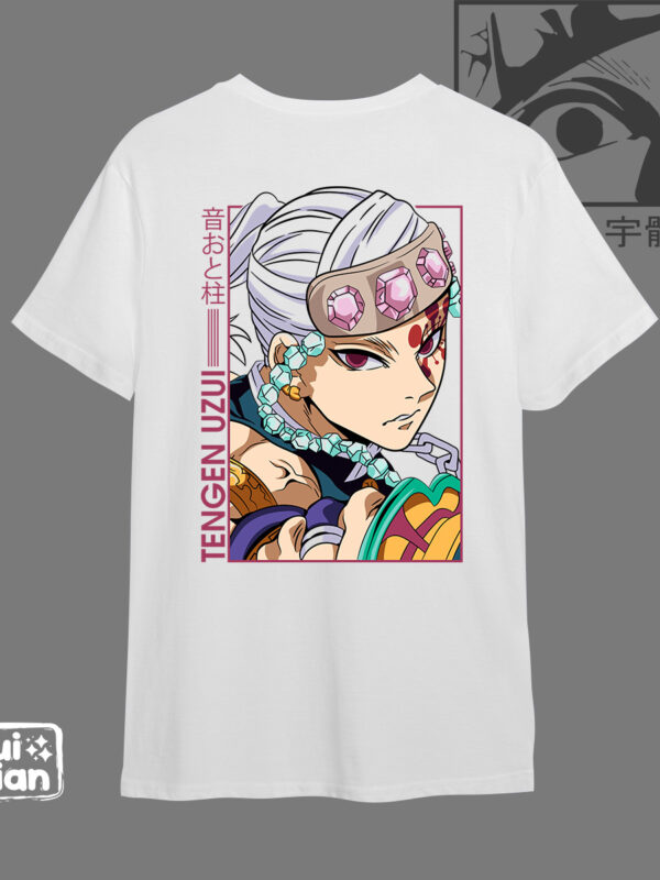 Tengen Uzui | Camiseta blanca | Kimetsu no Yaiba
