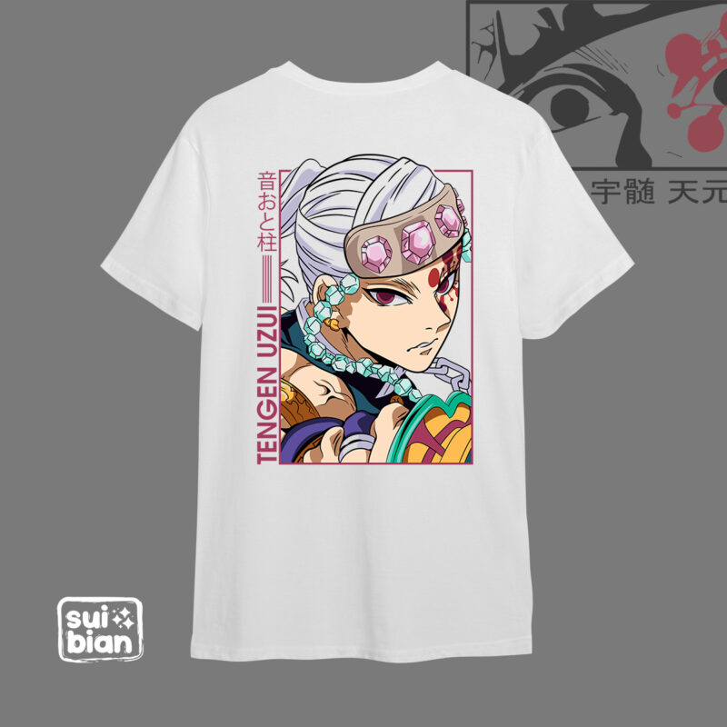 Tengen Uzui | Camiseta blanca | Kimetsu no Yaiba