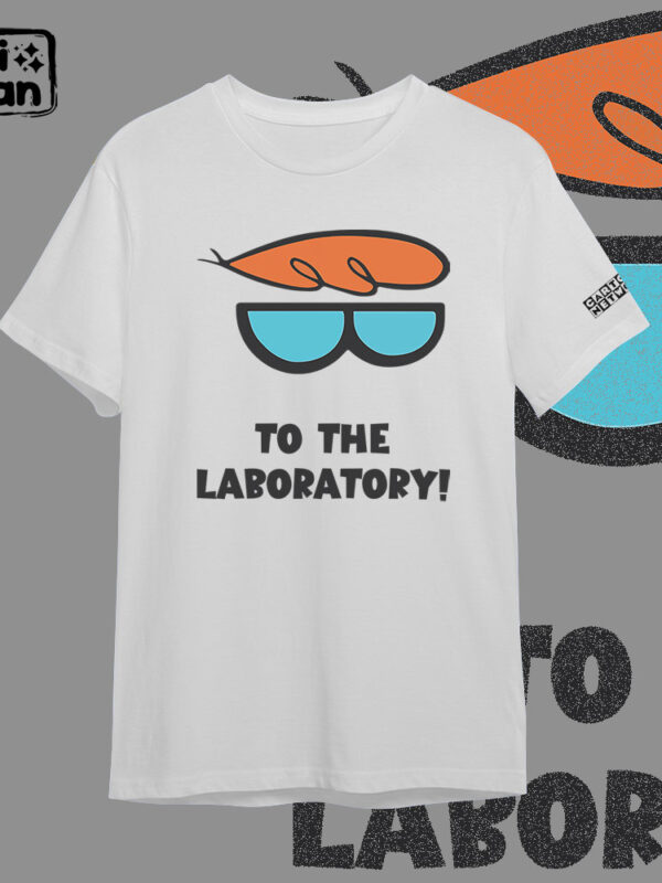 To the laboratory! | Camiseta marfil | Cartoon Network