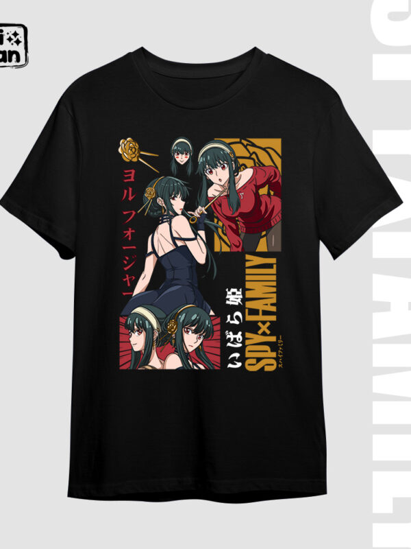 Yor Forger | Camiseta negra | Spy x Family