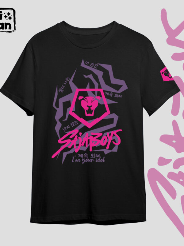 Your idol | Croptop / Camiseta negra | Huntrix