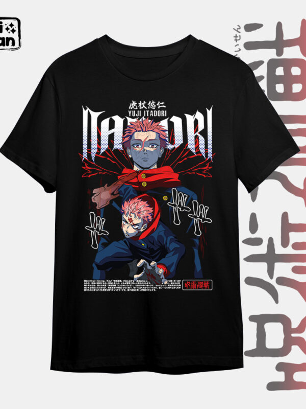 Itadori Yūji | Camiseta negra | Jujutsu Kaisen
