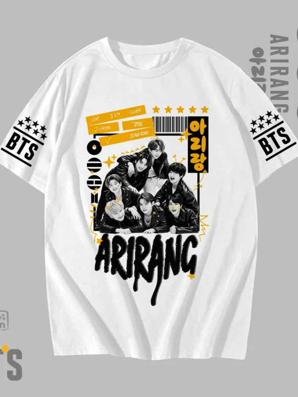 Arirang | Camiseta Oversize blanca (230gr) | BTS