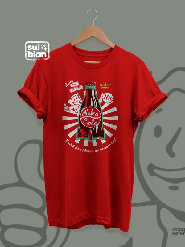 Nuka Cola | Camiseta roja | Fallout