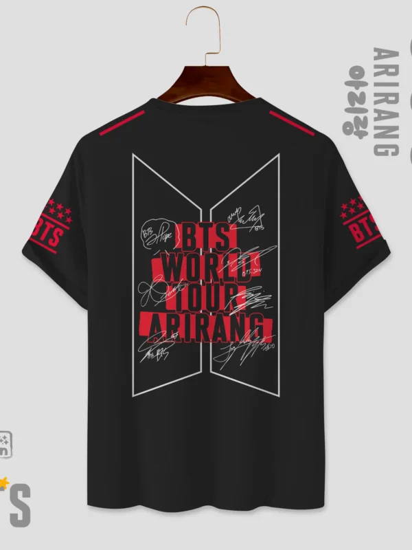 Signatures | Camiseta negra/blanca | BTS