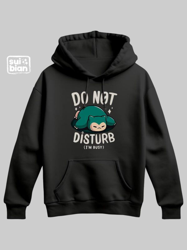 Do not disturb | Hoddie negro | Pokemon