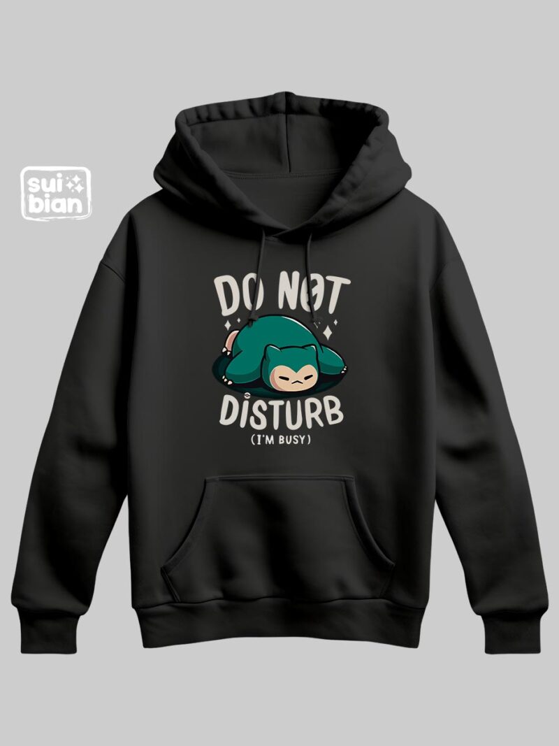 Do not disturb | Hoddie negro | Pokemon