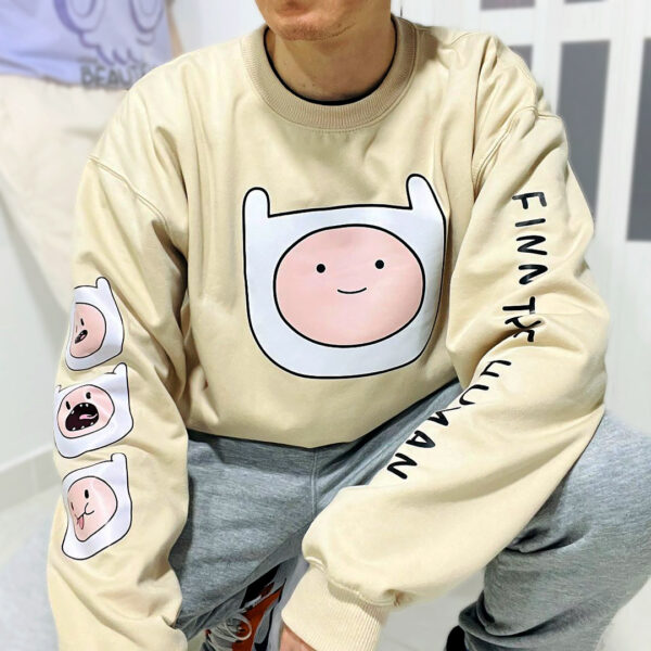 Finn el humano | Suéter color Beige | Hora de aventura - Imagen 4